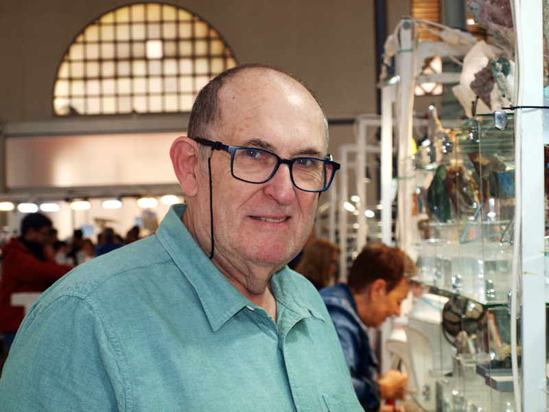 Stand de: Francisco Javier Aguado Goñi  (EUSKALDUNA MINERALES Y FÓSILES). XXVI Feria de Minerales y Fósiles