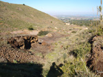   Aragonito. Barranco de Ojos. Aspe.  Alicante