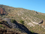   Aragonito. Barranco de Ojos. Aspe.  Alicante