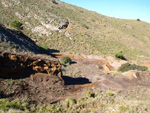   Aragonito. Barranco de Ojos. Aspe.  Alicante