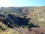   Aragonito. Minas Marúa Dolores y Catón. Paraje los Pajaritos. La Unión. Murcia  Alicante