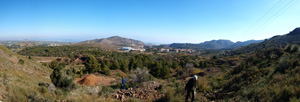   Paraje Barranco de Ojos. Aspe.  Alicante