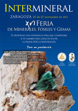 Federación Española de Mineralogía. Carteles antiguos de ferias y eventos