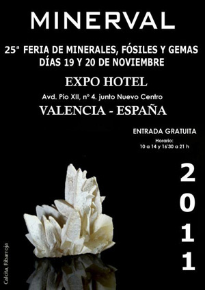 Federación Española de Mineralogía. Carteles antiguos de ferias y eventos