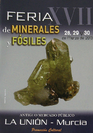 Federación Española de Mineralogía. Carteles antiguos de ferias y eventos