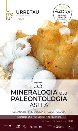 Federación Española de Mineralogía. Carteles antiguos de ferias y eventos